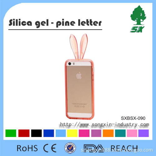 Rabbit Ears Silicone Cellphone Case Mobile Phone Cover 5/5s/6/6plus